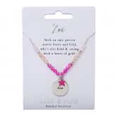 Zoe  - Beaded Necklace