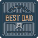 Best Dad - Bar Coaster