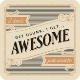 Awesome - Bar Coaster