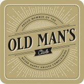 Old Man's Club - Bar Coaster