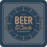 Beer O'clock - Bar Coaster