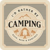 Camping - Bar Coaster