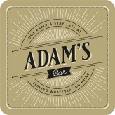 Adam - Bar Coaster