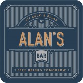 Alan - Bar Coaster