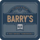 Barry - Bar Coaster