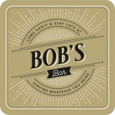 Bob - Bar Coaster