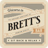 Brett - Bar Coaster