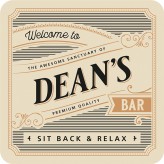 Dean - Bar Coaster