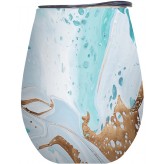 Blank Aquamarine - On Cloud Wine Tumbler