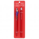 F - I Saw This Pen Set