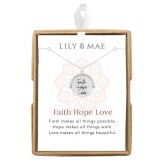 Faith Hope Love- Spinning Pendant