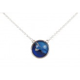 Blue - L&M Silver Necklace