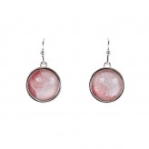 Pink - L&M Silver Earrings