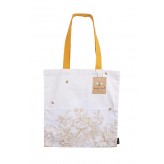 Gold Flower - Bee Tote Bag