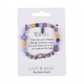 Lil Sis - L&M Beaded F/ship Bracelet