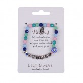 Hayley - L&M Beaded F/ship Bracelet