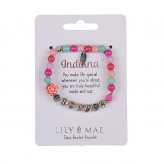 Indiana- L&M Beaded F/ship Bracelet