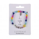L - L&M Beaded Friendship Bracelet
