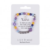 Luna - L&M Beaded Friendship Bracelet