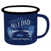 No. 1 Dad - Adventure Enamel Mug