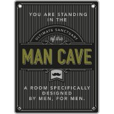 Man Cave - Man Cave - Metal Sign