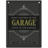 Garage - Man Cave - Metal Sign