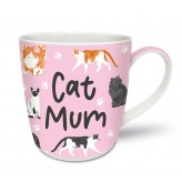 Cat Mum - Smiling Faces Mug