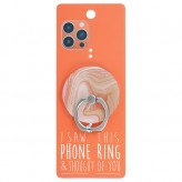 Pink Swirl - I Saw This Phone Ring