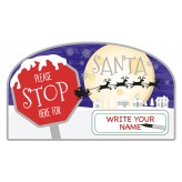 Write Your Own Moon Snow-Santa Stop Here