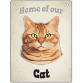 Ginger Tabby - Pet Sign