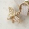 Cream Keyring - Bee Jewellery