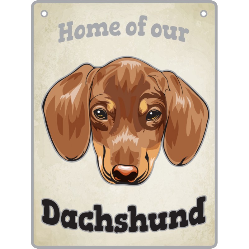 Dachshund, Red - Pet Sign