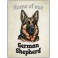 German Shepherd - Pet Sign