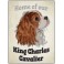 King Charles Cavalier - Pet Sign