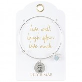 Live Laugh Love -L&M Personalised Bangle