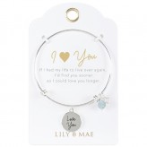 I Heart You - L&M Personalised Bangle
