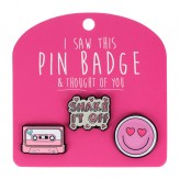 Shake It Off - I Saw This Pin Badge