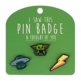Space - I Saw This Pin Badge