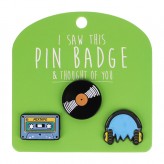 Music 2 - I Saw This Pin Badge