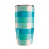 Coffee Tumbler - Plaid Blue - Wyld Ryde