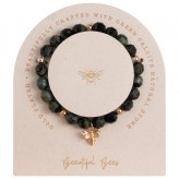 Green Calcite 8mm - Beaded Bee Bracelets