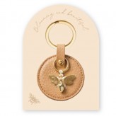 Tan PU Leather Keyring-BB Jewellery 2026